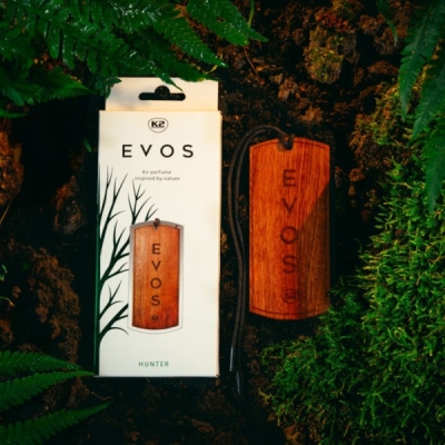 K2 EVOS HUNTER drevený závesný osviežovač vzduchu