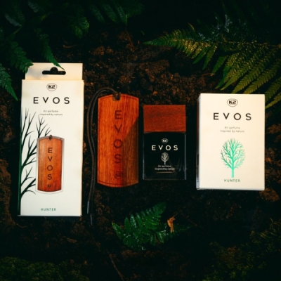 K2 EVOS HUNTER drevený závesný osviežovač vzduchu