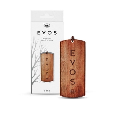K2 EVOS BOSS drevený závesný osviežovač vzduchu