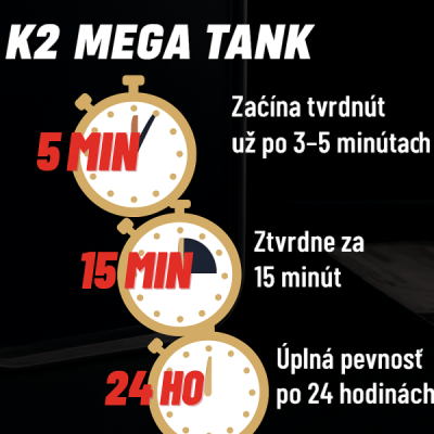 K2 MEGA TANK 20 G súprava na opravu palivovej nádrže a chladiča