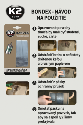 K2 BANDEX páska na opravu výfukov