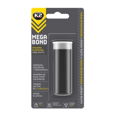 K2 MEGA BOND "oceľová plastelína" 40g