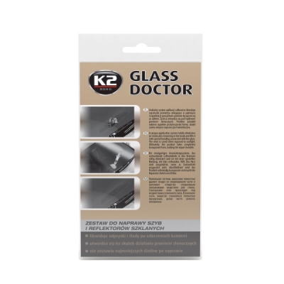 K2 GLASS DOCTOR súprava na opravu čelného skla