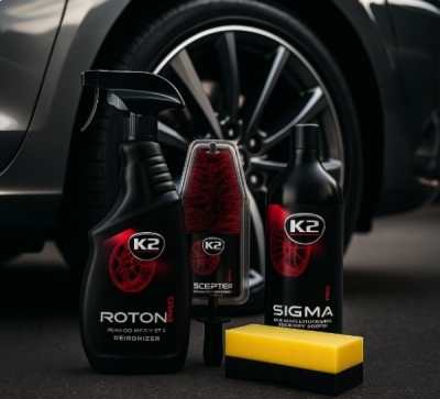 K2 PROFESIONÁLNY DETAILINGOVÝ SET PRE OŠETRENIE KOLIES