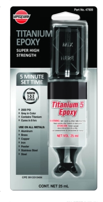 Titanium Epoxy lepidlo na kov s vynikajúcou pevnosťou