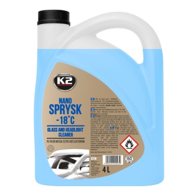 K2 NANO zimná zmes do ostrekovačov -18C 4L