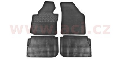 Autorohože gumové čierne 5 sedadiel VW  (sada 4ks)