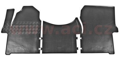 Autorohože gumové čierne VW / MB (sada 3ks)