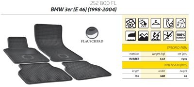 Patosnice gumene BMW 3 E46 1998-2004