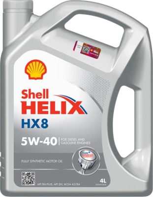SHELL HELIX HX8 5W40 4L