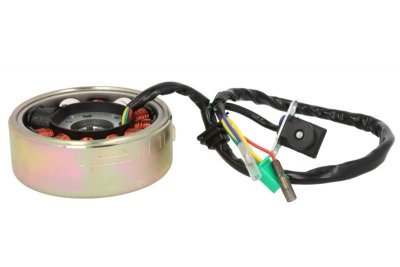 Stator alternnatora GY6 150 (11 prigušnica; 5 žica; razmak rupa 40 mm; promjer statora 88 mm)
