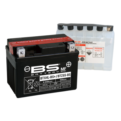 Akumulator BS 12V 4AH GEL DESNI PLUS 50A