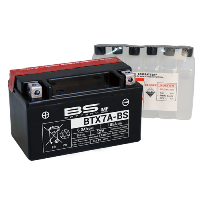 Akumulator BS 12V 6AH GEL LIJEVI PLUS 90A
