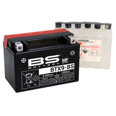Akumulator BS 12V 8AH GEL LIJEVI PLUS 120A