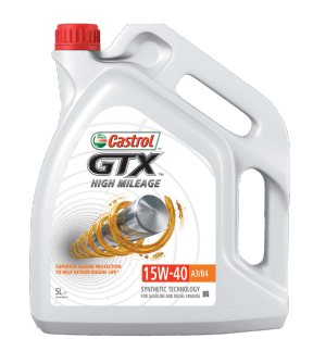 Castrol GTX High Mileage A3/B4 15W-40, 4 L