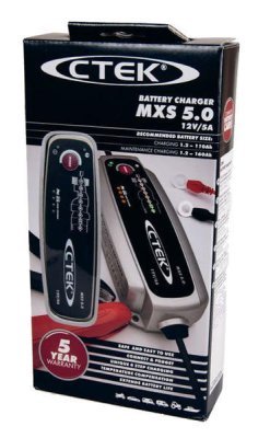 Nabíječka CTEK MXS 5.0 12V, 0,8A/5A - s teplotním čidlem