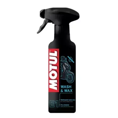 Víceúčelový čistící prostředek s voskem MOTUL E1 Wash&Wax Pump 400ml
