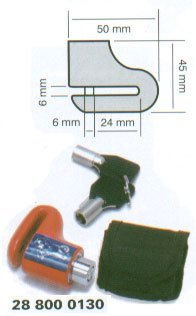 Zámek kotouče RMS s pouzdrem