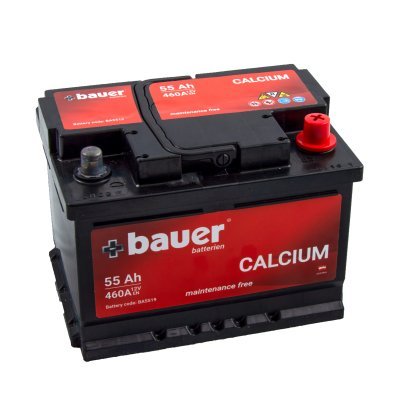 Autobaterie BAUER Calcium 55Ah 12V 460A 241x175x175