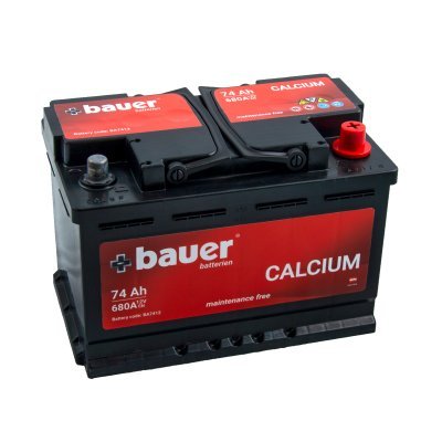 Autobaterie BAUER Calcium 74Ah 12V 680A 278x175x190