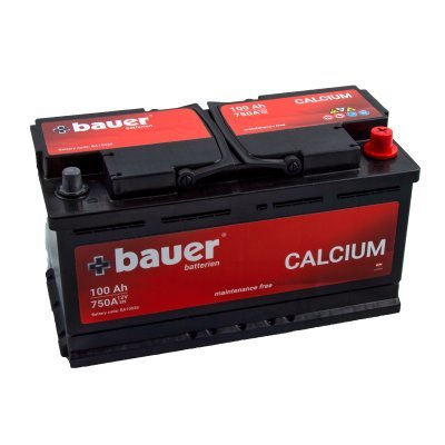 Autobaterie BAUER Calcium 100Ah 12V 750A 354x175x190