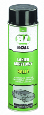 BOLL černý lesklý akrylový lak - rally, sprej 500ml