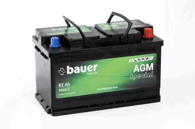 Autobaterie BAUER AGM 82Ah 12V 800A 312x175x190