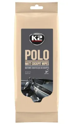 K2 POLO MATT - utěrky na plasty, 24ks