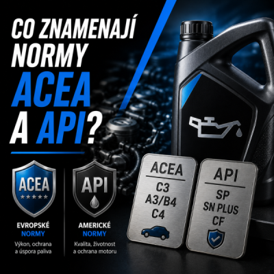 Co znamenají normy ACEA a API?