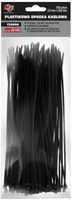 MA Professional Stahovací pásky černé 2,5 × 200 mm, 100 ks