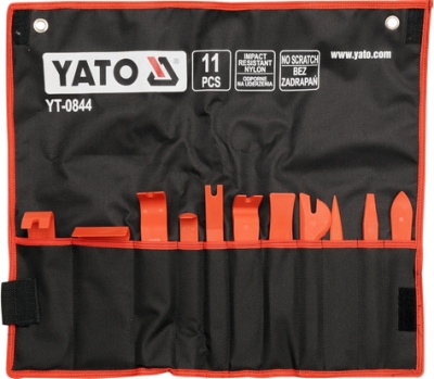 YATO YT-0844 – sada na demontáž čalounění, 11 dílů