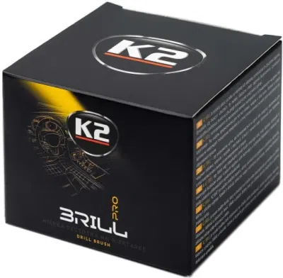 K2 BRILL – kartáč na čalounění pro vrtačku, 100 mm