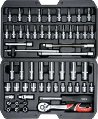 Gola sada YATO YT-14501 – 56 dílů, 1/4″