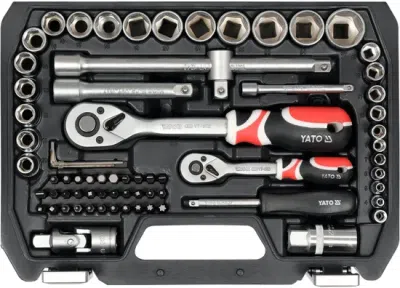 Gola sada YATO YT-38782 – 72 dílů, 1/4″ a 1/2″