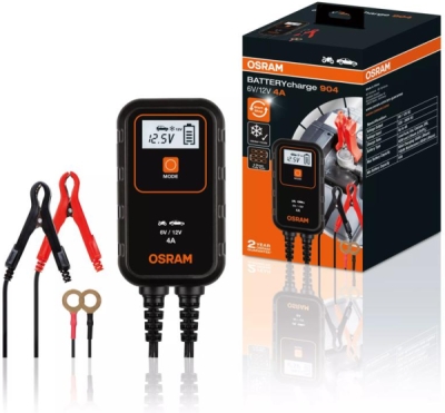Automatická nabíječka OSRAM BATTERYcharge 904 – 6/12 V, 4 A