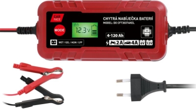 Automatická nabíječka CARFACE CFT30374KEL – 6/12 V, 4 A
