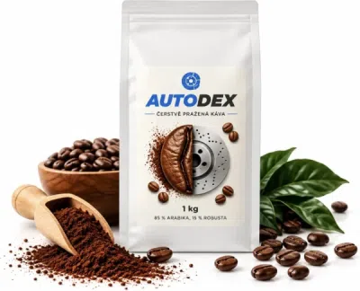 Zrnková káva AUTODEX Coffee 1 kg – 85 % arabika, 15 % robusta