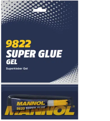 MANNOL 9822 Super Glue Gel – gelové vteřinové lepidlo, 3 g