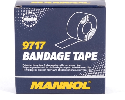 MANNOL 9717 Bandage Tape – textilní páska na kabelové svazky, 25 mm × 10 m
