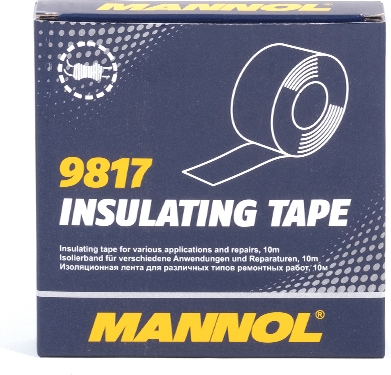 MANNOL 9817 Insulating Tape – textilní páska na kabelové svazky, 19 mm × 10 m