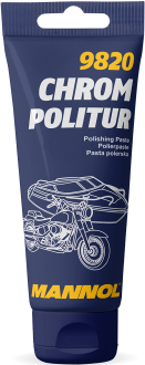 MANNOL 9820 Chrom Politur – leštěnka na chrom a kovy, 100 g
