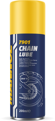 MANNOL 7901 Chain Lube – bílé mazivo na řetězy, 200 ml