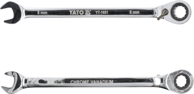 Očkoplochý ráčnový klíč YATO YT-1651 – 8 mm