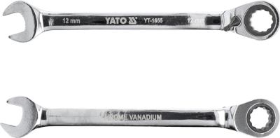 Očkoplochý ráčnový klíč YATO YT-1655 – 12 mm