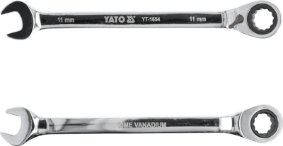 Očkoplochý ráčnový klíč YATO YT-1654 – 11 mm