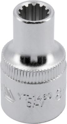 Nástrčná hlavice SPLINE YATO YT-1460 – 1/2″, 8 mm