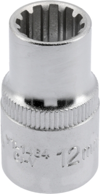 Nástrčná hlavice SPLINE YATO YT-1464 – 1/2″, 12 mm