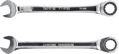 Očkoplochý ráčnový klíč YATO YT-0195 – 14 mm