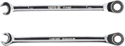 Očkoplochý ráčnový klíč YATO YT-01907 – 7 mm