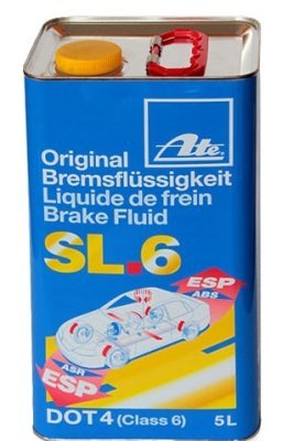Brzdová kapalina ATE - SL.6 DOT 4 (ESP/ASR) 5 L